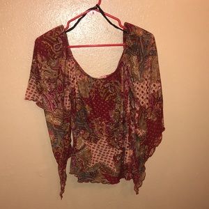 dressy paisley top